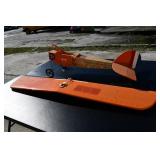 Orange Elder Blue Max RC Plane No Engine