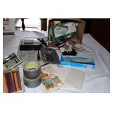 2 Boxes of Office Supplies ~ Adding Machines &