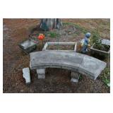 Concrete Bench and Planters & Etc.