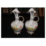 Pair of Large Porcelain Ewers