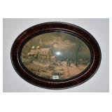 1870 Framed Farm Scene