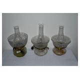 3 Elegant Oil Lamps