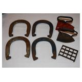 Cast Iron Iron's and Horse Shoes