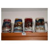 Budweiser Beer Steins ~ 4