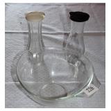 Pyrex Mixing Bowl and 2 Salad Dressing Dispensers