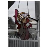 Stained Glass Hanging Angel