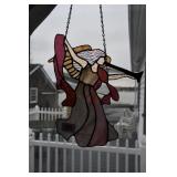 Stained Glass Hanging Angel