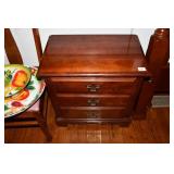 2 Drawer Mahogany Nightstand