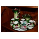 Hand Painted Porcelain Tea Set