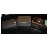 3 Vintage Cash Boxes