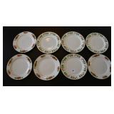 8 Royal Norfolk Holly Berry Dinner Plates