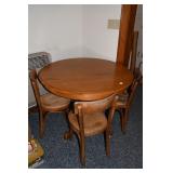 Oak Table and 3 Chairs