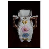 1900's Victorian Moraige Floral Posie Vase