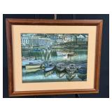 Dufex Foil Art Print Harbor Scene
