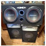 Pioneer Subwoofer & MTX Loud Speaker System