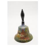 Hand Painted Brass Bell Signed