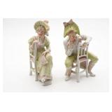 Vintage Carl Schneider Antique Pair of German