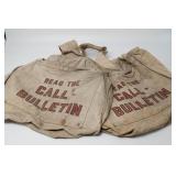 Read The Call Bullentin Newspaper Delivery Bags
