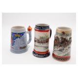 Budweiser Beer Steins (3)
