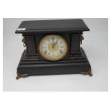 Antique Ingraham Eight Day Mantle Clock Lion