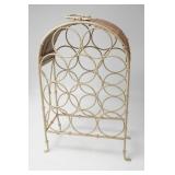 Vintage Metal Wine Rack