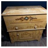Victorian Era Painted Pine Washstand