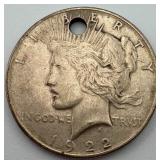 1922 Peace Silver Dollar
