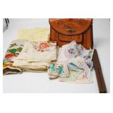 Vintage Hankies, Window Treatments, Towel,