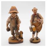 Josef Albl Wood Carving Sculpture & The Hiker