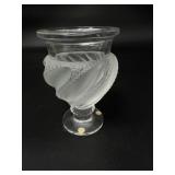 Lalique Ermenonville Frosted Crystal Vase