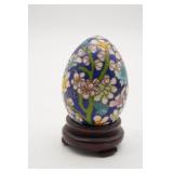 Chinese Cloisonne Enamel Egg