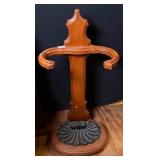 Victorian Walnut Umbrella Stand