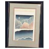 Mountain Abstract Landscape Print
