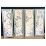 Set of Chinese Print Panels (4)