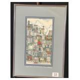 Gus Bayz Hyde Street San Francisco Signed &