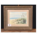 Seascape Print by Maxine Sweeney