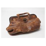 Antique Leather Doctors Bag As Is
