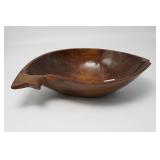 Teakwood Fruit Bowl Fish Shaped