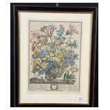 Twelve Months of Flowers Print November