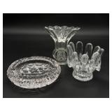 Crystal Ashtray, Kosta Boda Sunflower Candle