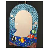 Decorative Mosaic Underwater Scene Mirror