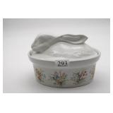 Vintage Cordon Bleu Bunny Oval Casserole Dish