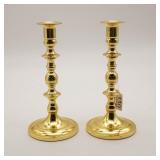 Pair of Baldwin Brass Candlestick Holders