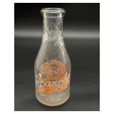Vintage Roanoke Dairy Milk Bottle Elizabeth City