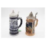 German Beer Steins (2) ~ (1) As Is