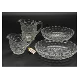 American Fostoria Creamers & Serving Dishes