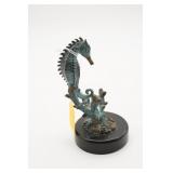 Solid Brass SPI Gallery Seahorse Sculpture