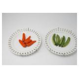 Andrea by Sadek Decorative Plates Carrots & Peas