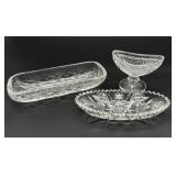Collection of Brilliant Cut Glass Items (3pcs)