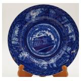 Jamestown Exposition 1907 Flow Blue Plate